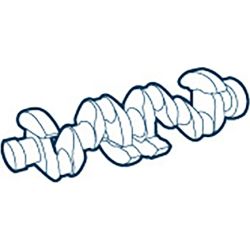 Crankshaft without bearing | 03 0300 500000